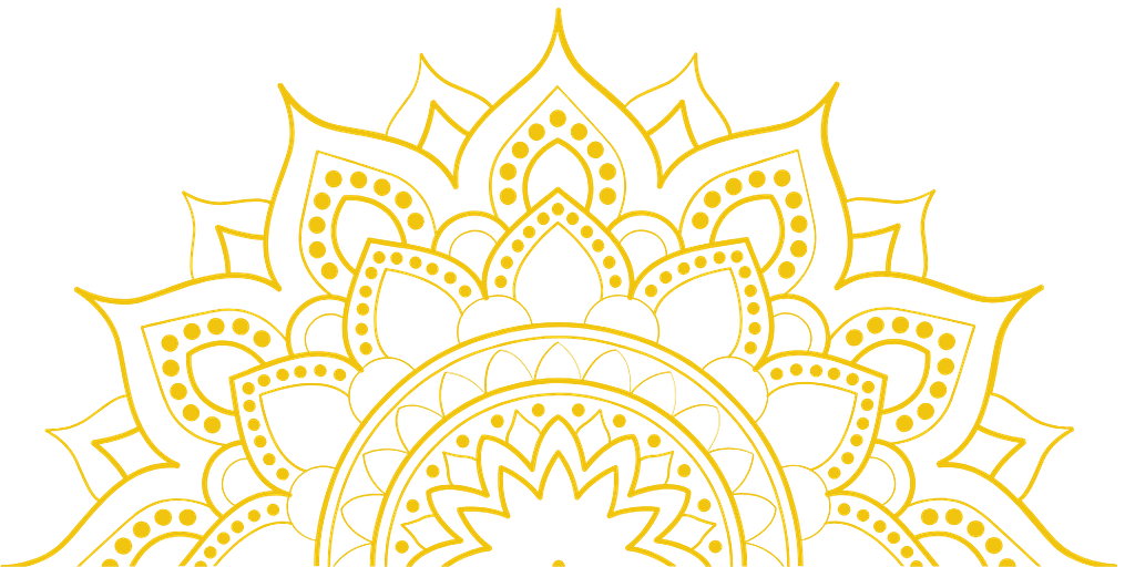 Half Rangoli design