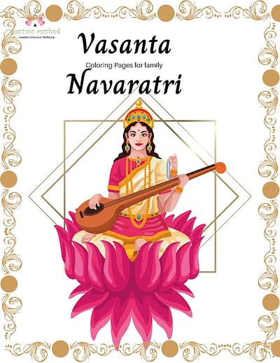 Basant Panchami Coloring pages