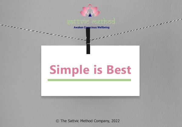 You are currently viewing Simple is Best
